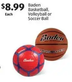 Aldi Baden Basketball, Volleyball or Soccer Ball offer
