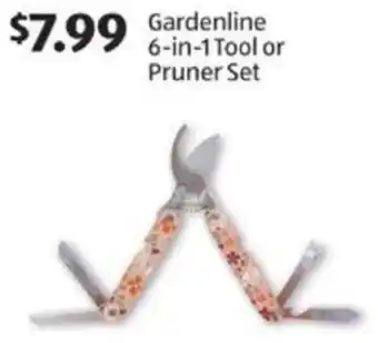 Aldi Gardenline 6-in-1 Tool or Pruner Set offer