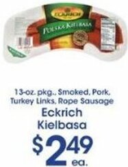 Price Rite Eckrich Kielbasa offer