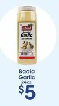 Price Rite Badia Garlic 24 oz offer