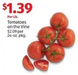 Aldi Tomatoes on the Vine offer