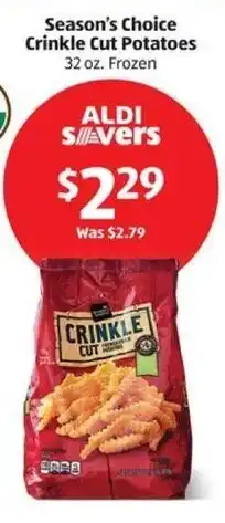 Aldi Season's Choice Crinkle Cut Potatoes offer