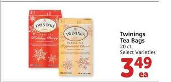Albertsons Twinings Tea Bags offer