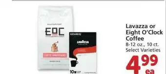 Albertsons Lavazza Or Eight O'clock Coffee offer