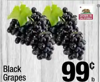 Super King Markets Black Grapes offer