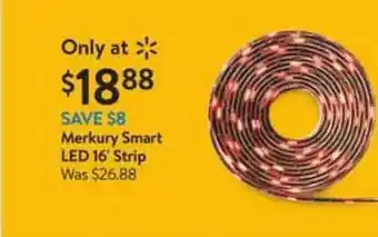 Walmart Merkury Smart Led 16' Strip offer