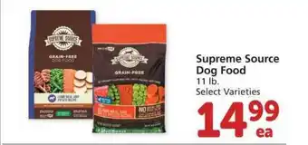 Albertsons Supreme Source Dog Food offer