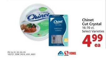Albertsons Chinet Cut Crystal offer