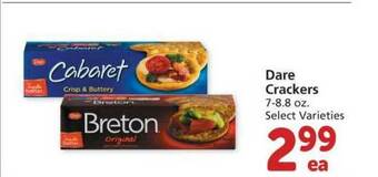 Albertsons Dare Crackers offer