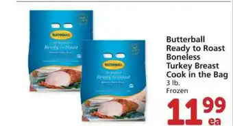 Albertsons Butterball Ready To Roast Boneless Turkey Breast Cook In The Bag offer
