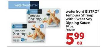 Albertsons Waterfront Bistro Tempura Shrimp With Sweet Soy Dipping Sauce offer