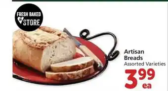 Albertsons Artisan Breads offer