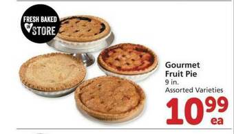 Albertsons Gourmet Fruit Pie offer