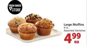 Albertsons Large Muffins offer