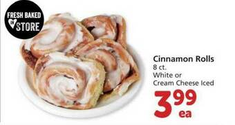 Albertsons Cinnamon Rolls offer