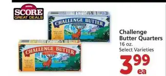Albertsons Challenge Butter Quarters offer