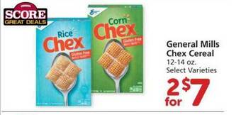 Albertsons General Mills Chex Cereal offer