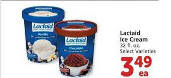 Albertsons Lactaid Ice Cream offer
