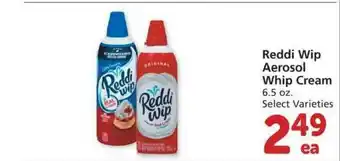 Albertsons Reddi Wip Aerosol Whip Cream offer