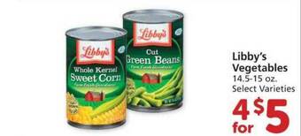 Albertsons Libby's Vegetables offer