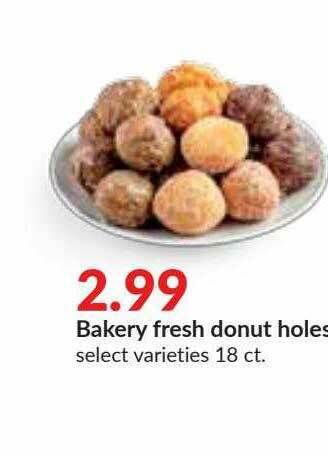 Hy-Vee Bakery Fresh Donut Holes offer