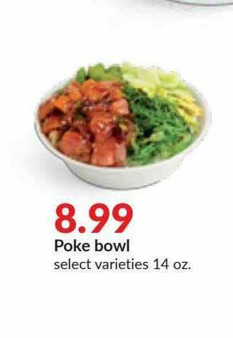 Hy-Vee Poke Bowl offer