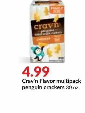 Hy-Vee Crav'n Flavor Multipack Penguin Crackers offer