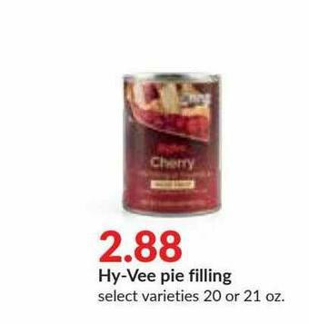 Hy-Vee Hy-vee Pie Filling offer