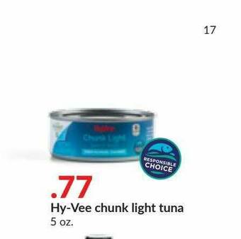Hy-Vee Hy-vee Chunk Light Tuna offer