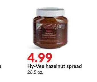 Hy-Vee Hy-vee Hazelnut Spread offer