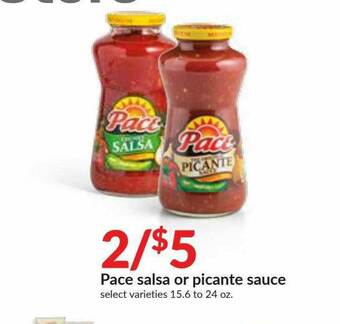 Hy-Vee Pace Salsa Or Picante Sauce offer