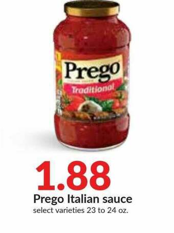 Hy-Vee Prego Italian Sauce offer