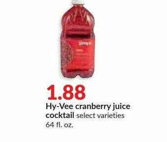 Hy-Vee Hy-Vee Cranberry Juice Cocktail offer