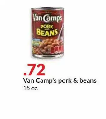 Hy-Vee Van Camp's Pork & Beans offer