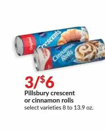 Hy-Vee Pillsbury Crescent Or Cinnamon Rolls offer