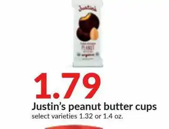 Hy-Vee Justin's Peanut Butter Cups offer