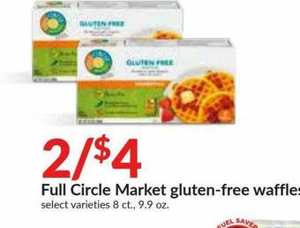 Hy-Vee Full Circle Market Gluten-Free Waffles offer