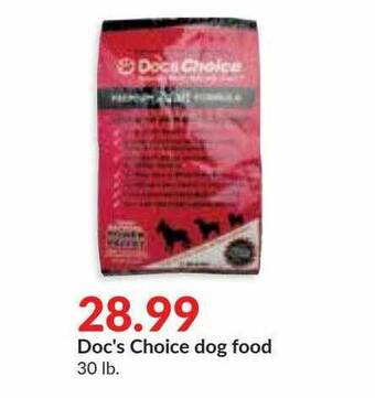 Hy-Vee Doc's Choice Dog Food offer