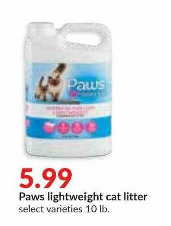 Hy-Vee Paws Lightweight Cat Litter offer