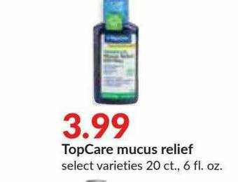 Hy-Vee TopCare Mucus Relief offer