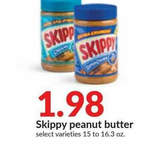 Hy-Vee Skippy Peanut Butter offer