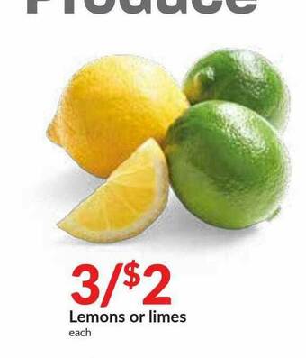 Hy-Vee Lemons Or Limes offer