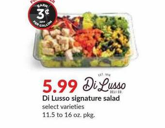 Hy-Vee Di Lusso Signature Salad offer