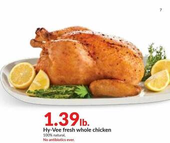 Hy-Vee Hy-Vee Fresh Whole Chicken offer