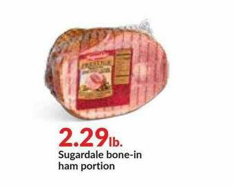 Hy-Vee Sugardale Bone-In Ham Portion offer
