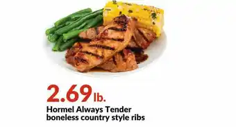 Hy-Vee Hormel Always Tender Boneless Country Style Ribs offer