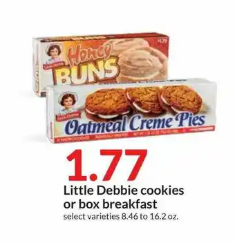 Hy-Vee Little Debbie Cookies Or Box Breakfast offer