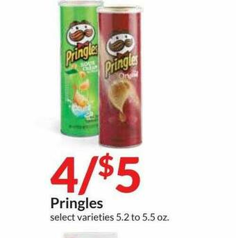 Hy-Vee Pringles offer