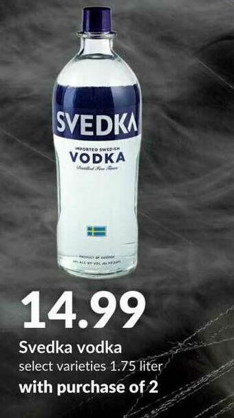 Hy-Vee Svedka Vodka offer