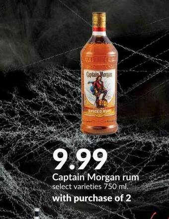 Hy-Vee Captain Morgan Rum offer